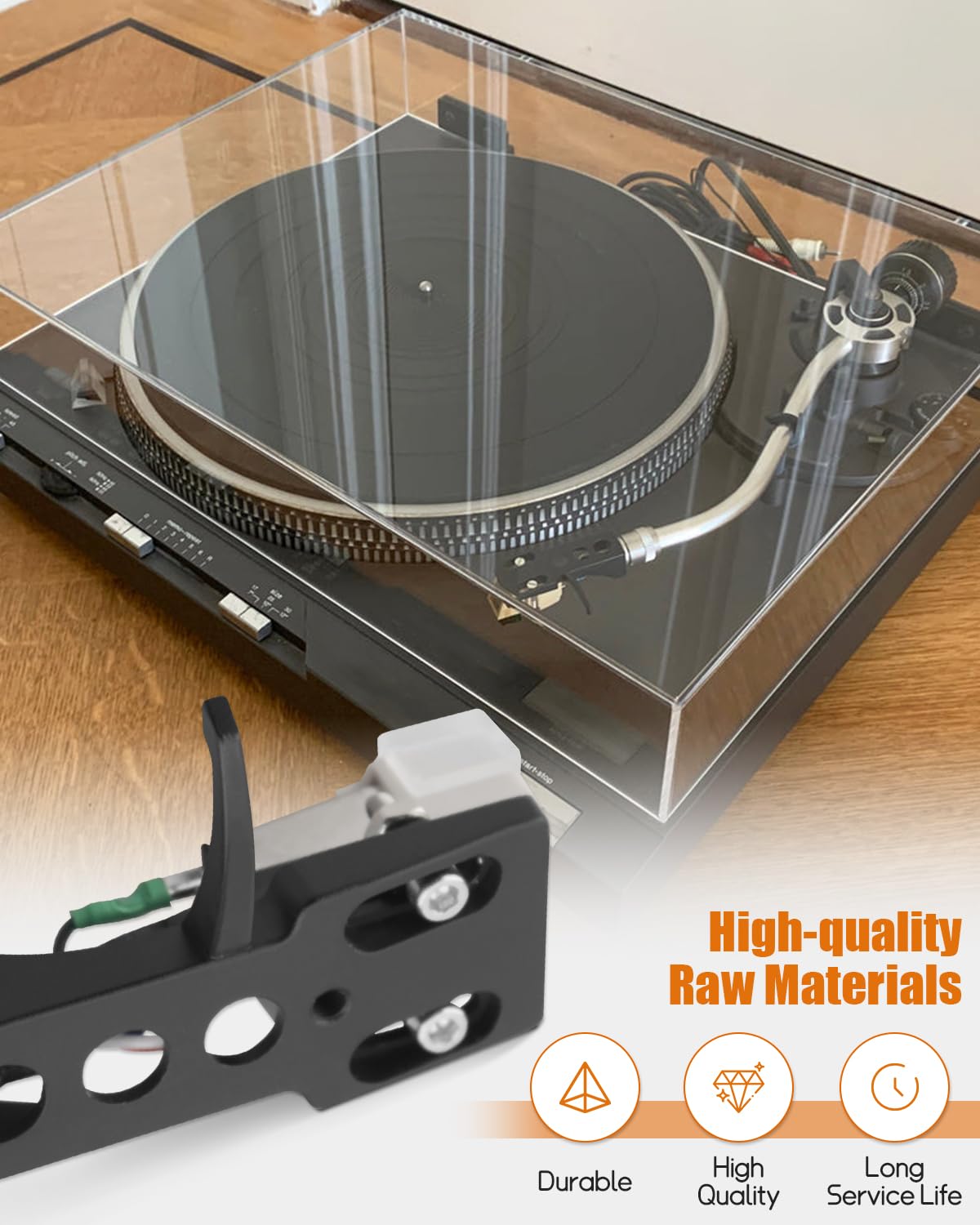 houder met patroon en stylus, naald voor Technics SL D1, SL D1K, SL D2, SL D202, SL D205, SL D2K, SL D3, SL D303, SL D33, SL D3K, SL D3K, SL D5