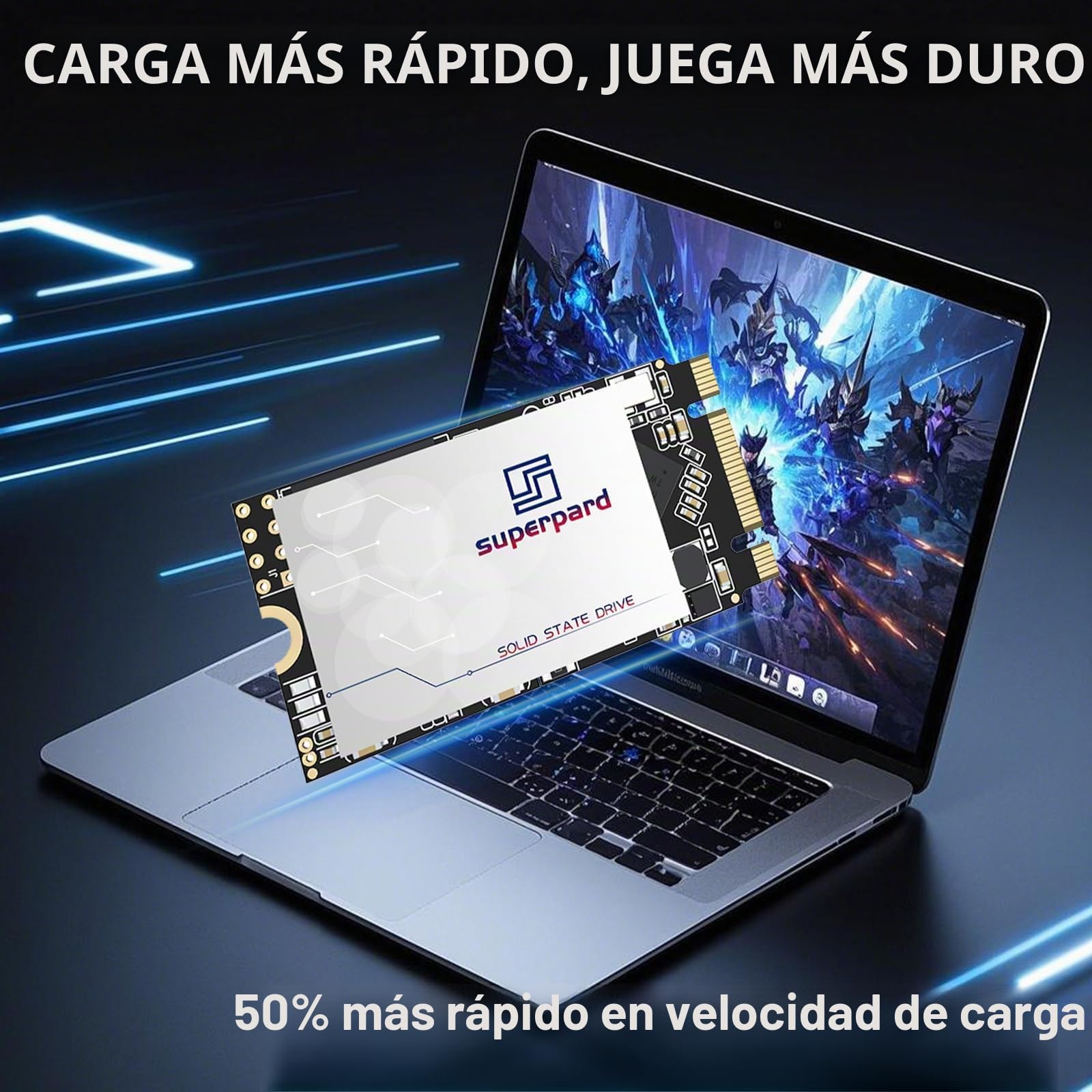 Disco Duro Interno SSD 1TB M.2 2242 SATA III NGFF, B+M Key, Compatible con Ultrabooks, Automatización y Sistemas Embebidos