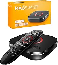 Raxxio MAG544w3 TV Set-Top Box - 4K HDR TV Streaming Device with Amlogic S905Y4 Chipset, 1GB DDR4 RAM, 4GB Flash Memory, Dolby Digital Plus, Linux 4.9, Dual-Band WiFi, USB 2.0, HDMI Cable and Remote