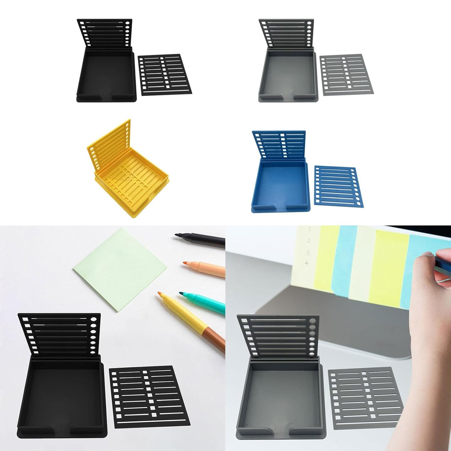 Loom Tree® Sticky Note holder Stecil Sticky Note Template Office Desktop Home Black | Office | Office supply | Desk Accessories | sticky notes Loom Tree® Sticky Note holder Stecil Sticky Note Template Office Desktop Home Black | Office | Office supply | Desk Accessories | sticky notes