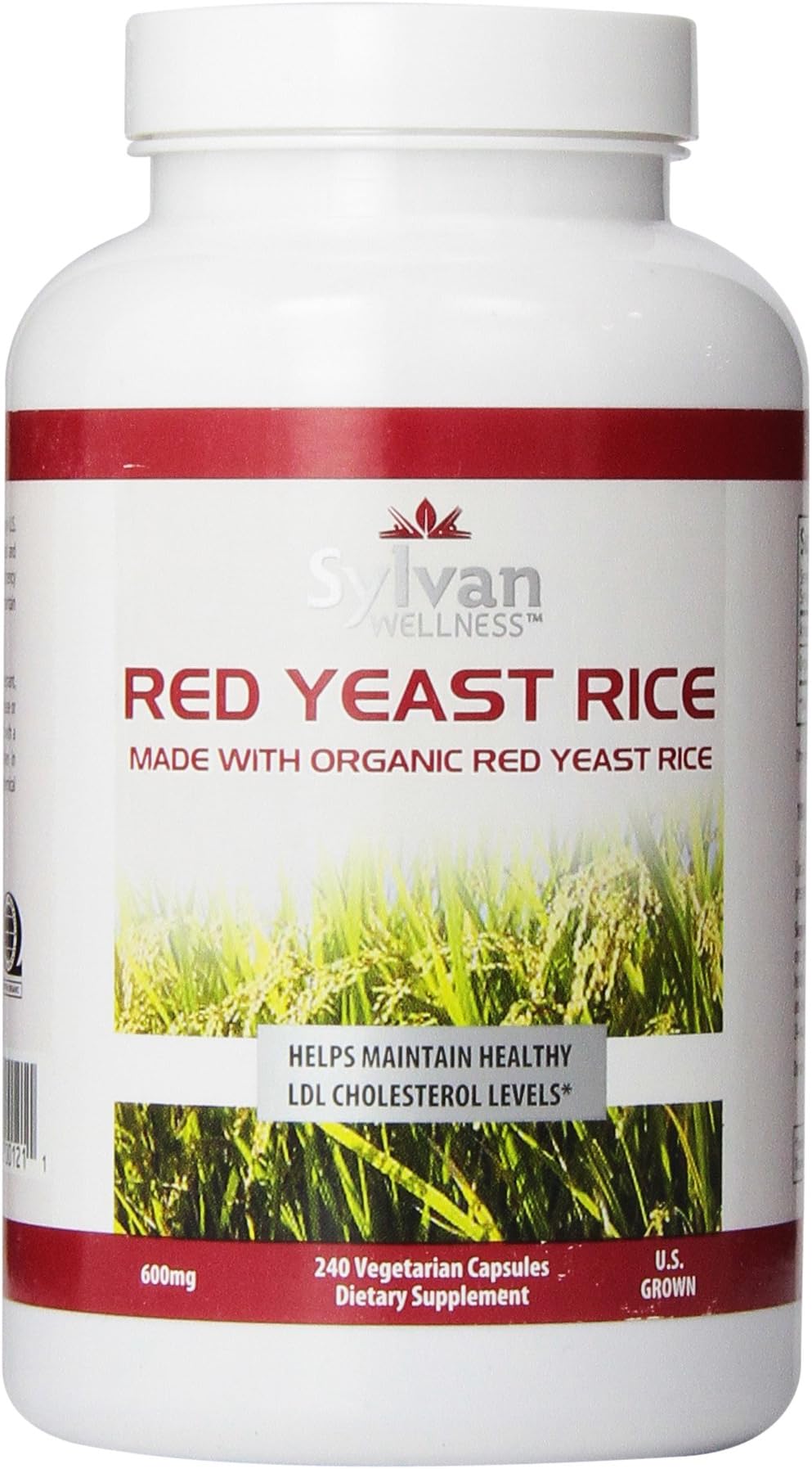 Sylvan Wellness Red Yeast Rice, 120 Count
