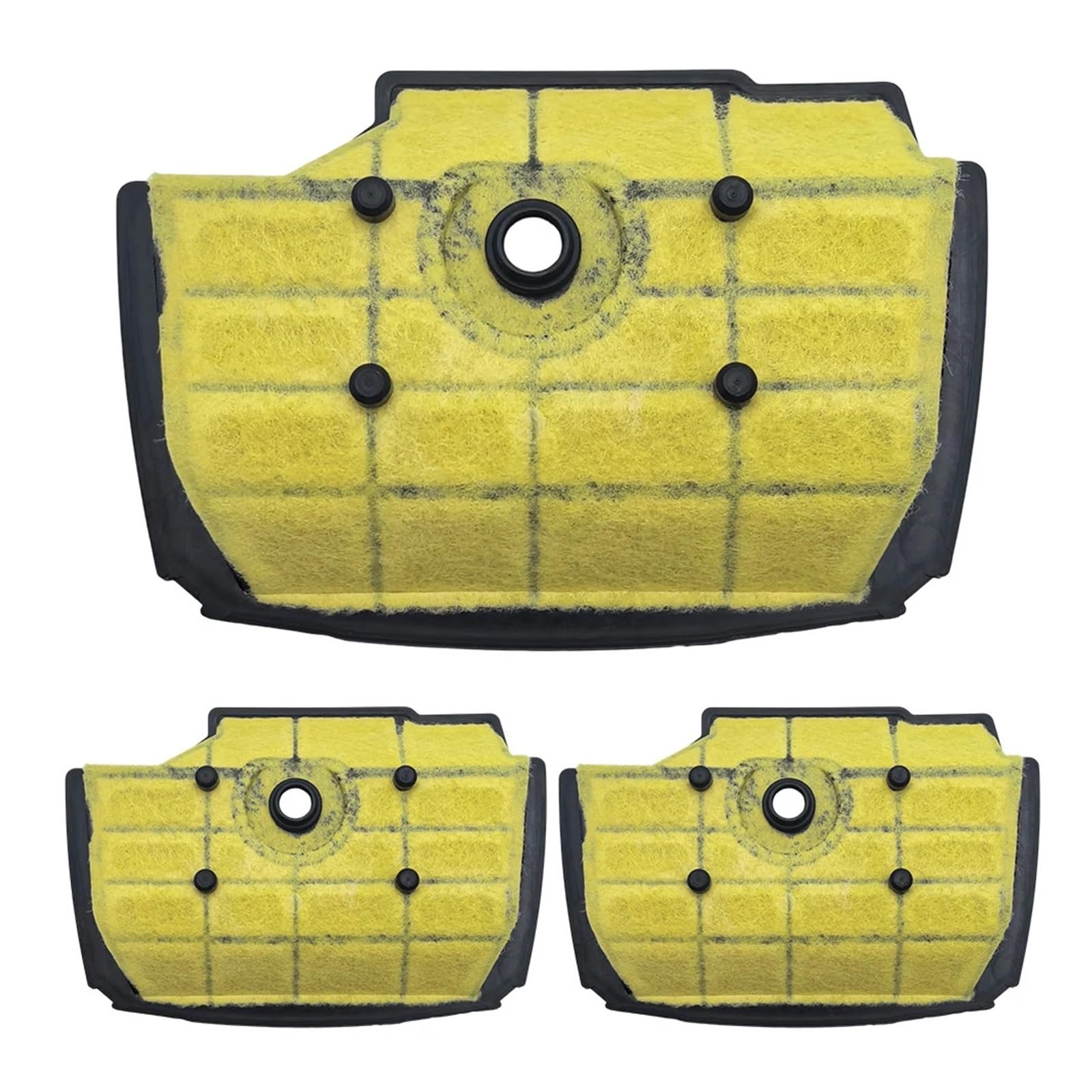 Dingmao Limpiador de filtros de aire 3 uds compatible con motosierra Sthil MS201 MS201T MS201TC parte 145 140 1900 herramientas de jardín