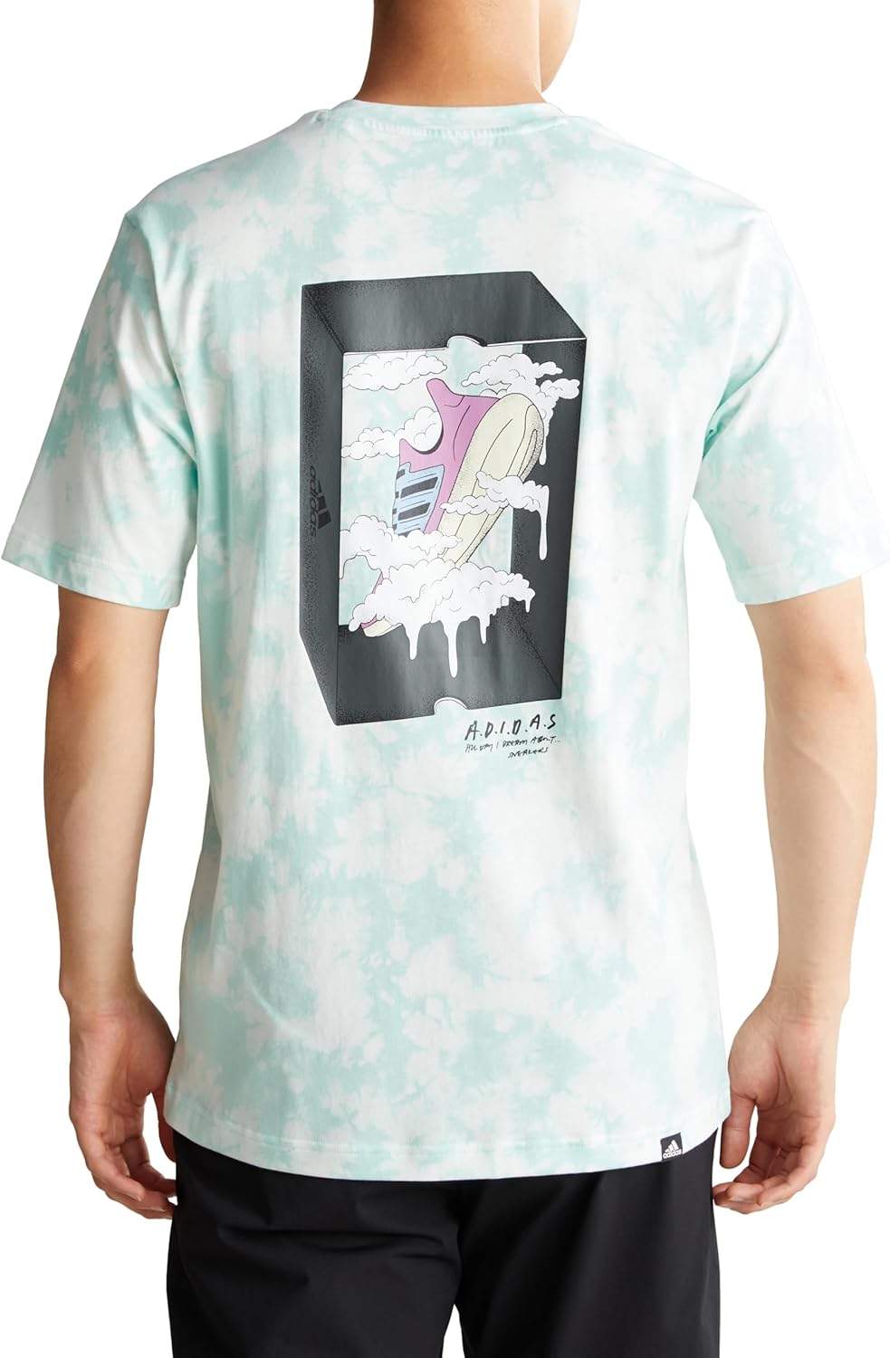 adidas Tシャツ⭐︎ ADIDAS×ATOMOS アディダス×アトモス コラボ ZX Tシャツ ブラック