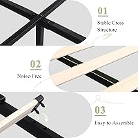 Vista 6 de Feonase - Base de cama tamaño Queen con 4 cajones de almacenamiento, cama tapizada con estación de carga, cabecera tapizada con respaldo abatido,