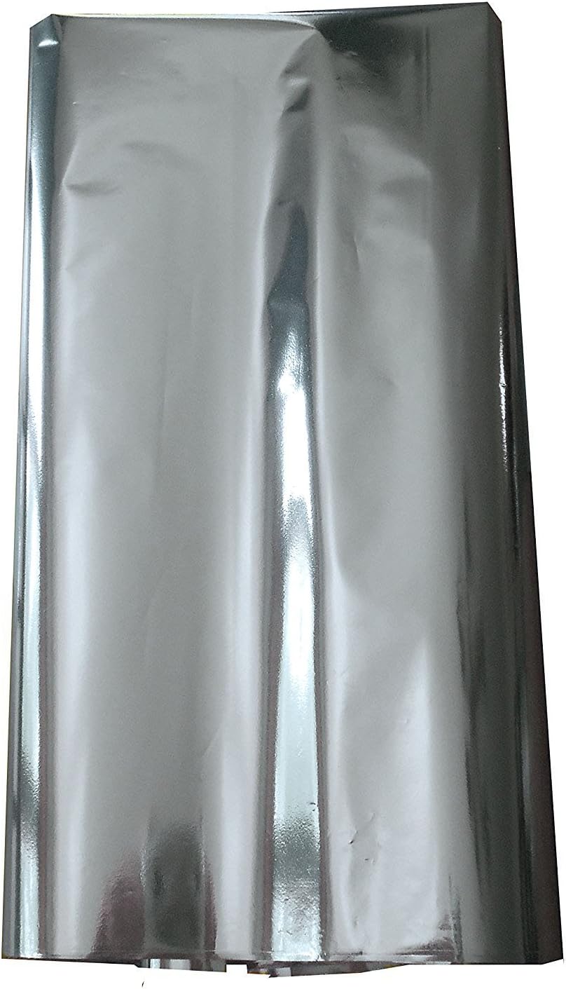 Colored Mylar Metallic Sheets 18" x 30" - 5 Sheets Each Pack (Silver)