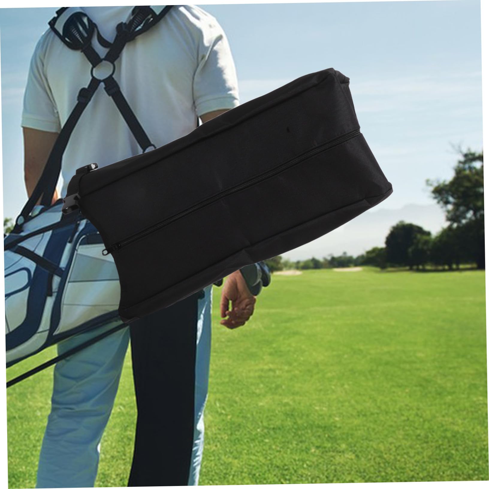 Abaodam Copertura Antipioggia Elasticizzata per Sacca Golf Protezione Antipolvere per Golf Viaggio Custodia Resistente Alta visibilità e Adattabilità
