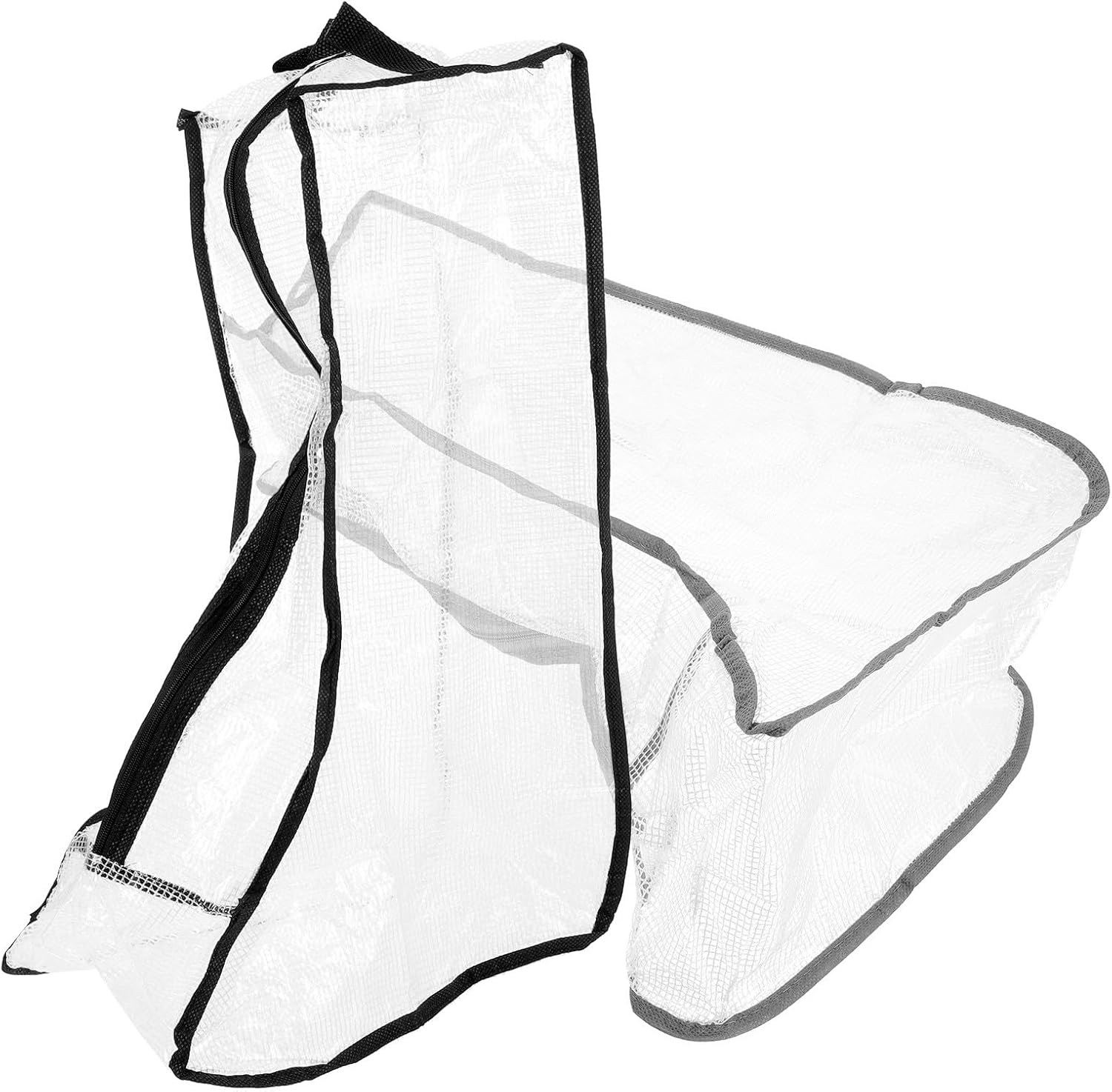 Xmas 2pcs Boots Storage Bags PVC Mesh for Outdoor Use