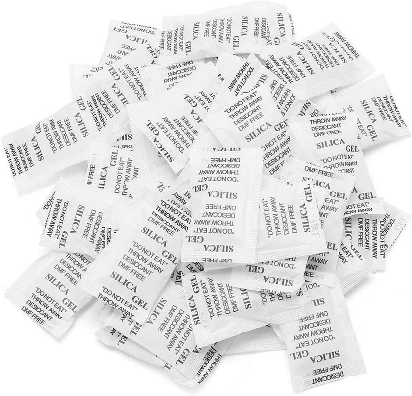 Lonimia Desiccant Packets, 200 Packs Silica Gel Desiccant Packets, Premium Moisture Absorbers for Storage, Desiccant Beads Packet for Moisture Storage Control
