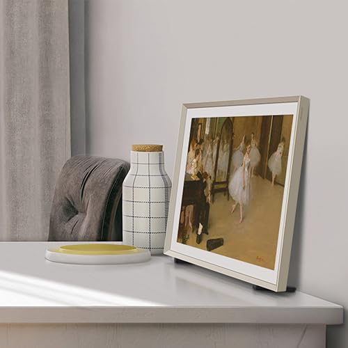 Samsung TV The Frame 2023 32 Pouces QLED TQ32LS03C, Écran Full HD Sans Reflets, Téléviseur Cadre Photo, Smart TV, Accès Art Store, Technologies OTS Lite et Q-Symphony, Accroche Murale et Pieds Inclus - 9