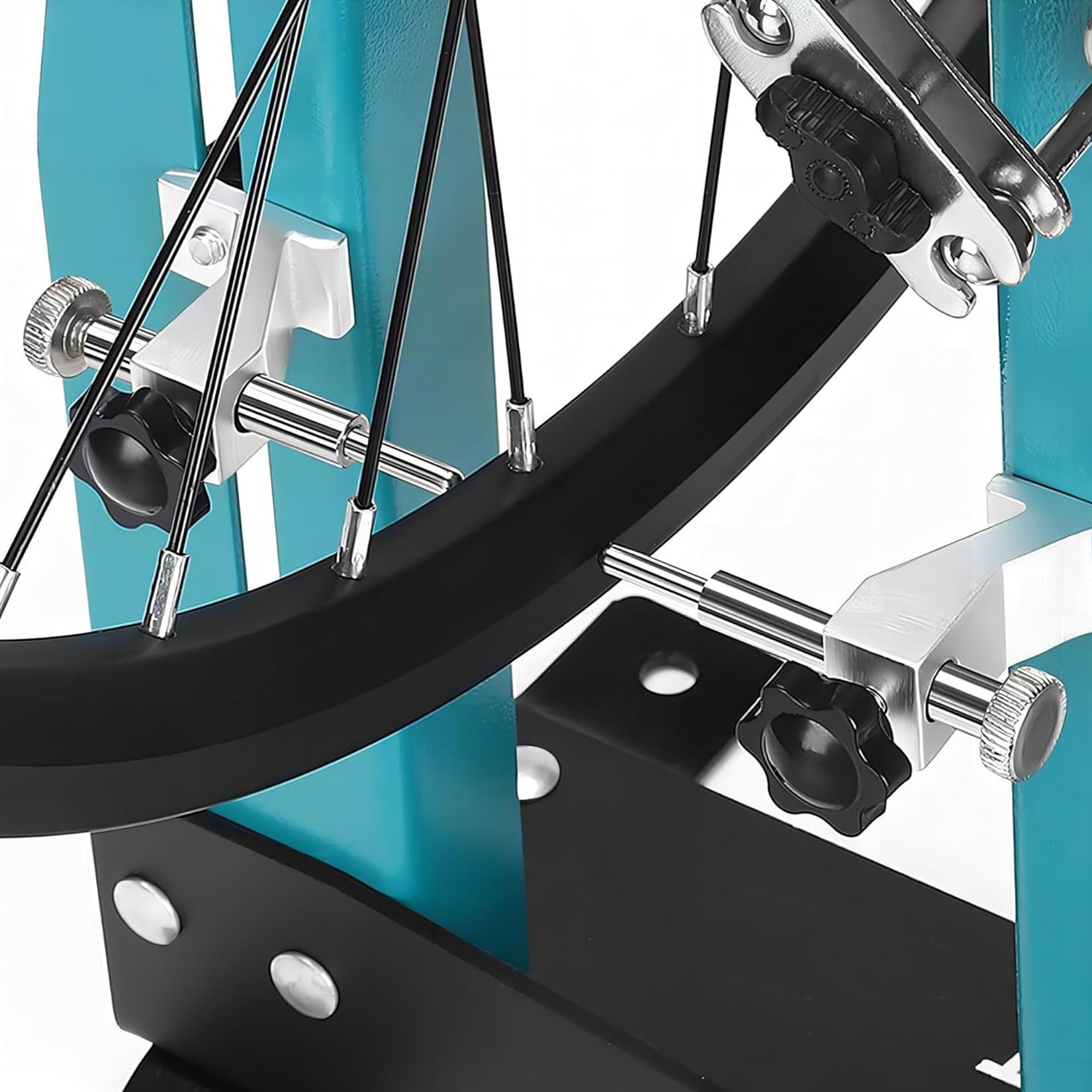 Soporte De Alineación Ruedas Bicicleta para 16 A 29 Pulgadas [Ancho 90 Mm-150 Mm] Calibración Mantenimiento Herramienta Soporte Reparación Llantas MTB Road
