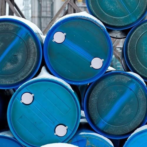 Miniatura 7 de VILLCASE Tapón de tambor de 40 piezas, tapón de tambor de acero para bung, tapas de contrafuerte, tapas de tambor con sellos de silicona y anillos