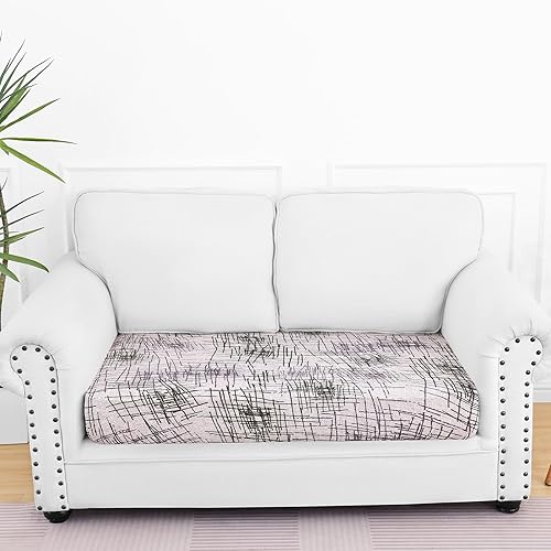 Miniatura 173 de Smiry Fundas de cojín de sofá con estampado, fundas de sofá elásticas y suaves para sofá, funda de sofá antideslizante lavable protector de muebles