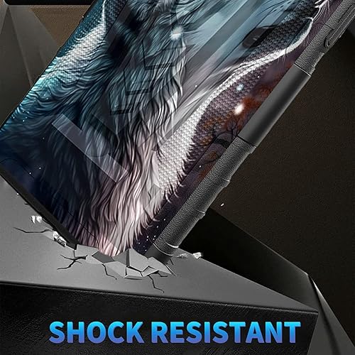 Miniatura 16 de AT&T Calypso 2 (U319AA) Funda con protector de pantalla de vidrio templado resistente con función atril integrado para debut de críquet, ciervo