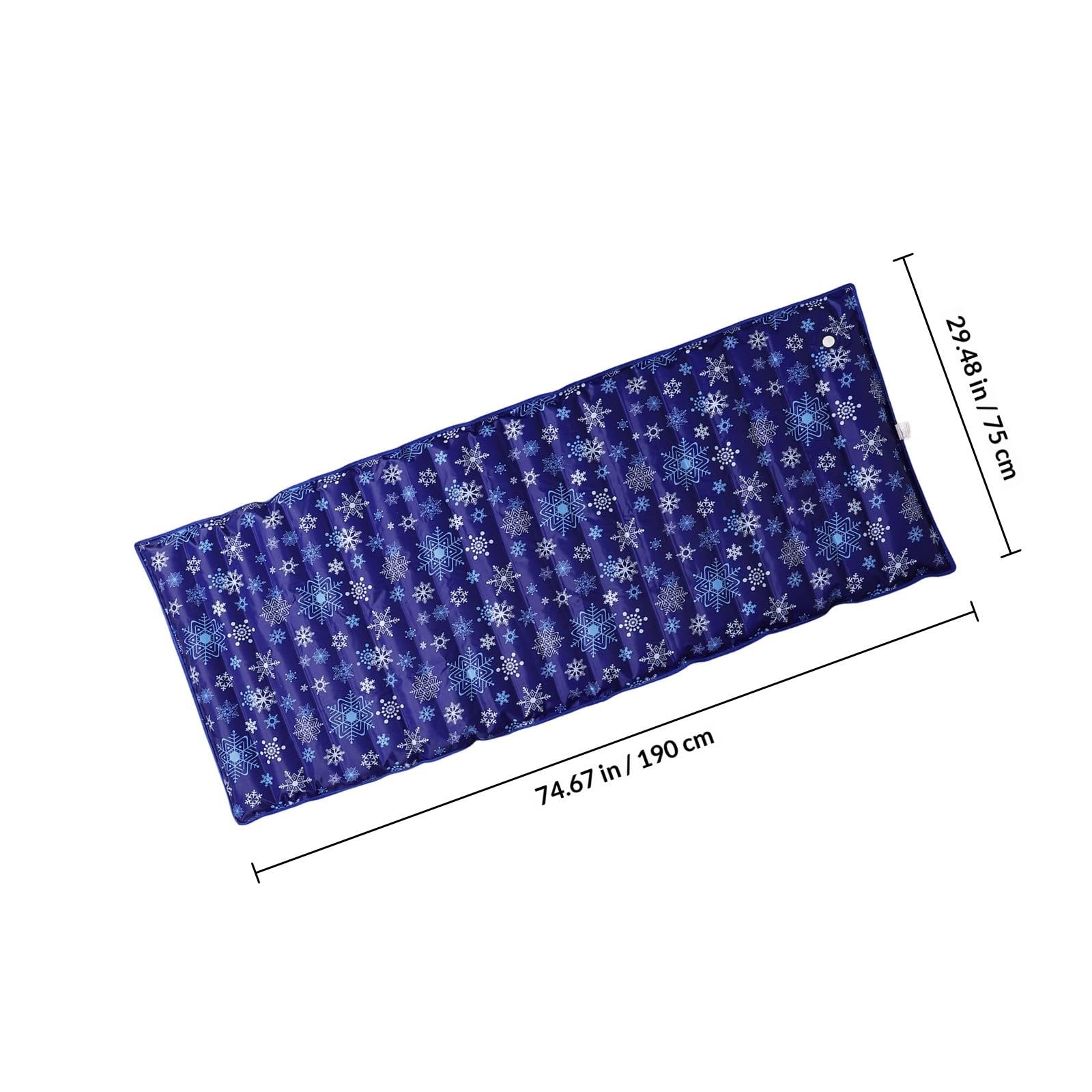 Angoily Tapis Rafraîchissant pour Chien en PVC, Matelas D'été Confortable et Frais pour Animaux, pour Temps Chaud et Expérience de Refroidissement Optimale