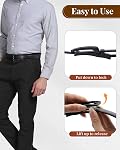 Ratchet Dress Belt for Men - Adjustable Comfort Click Belts for Jeans with Slide Buckle