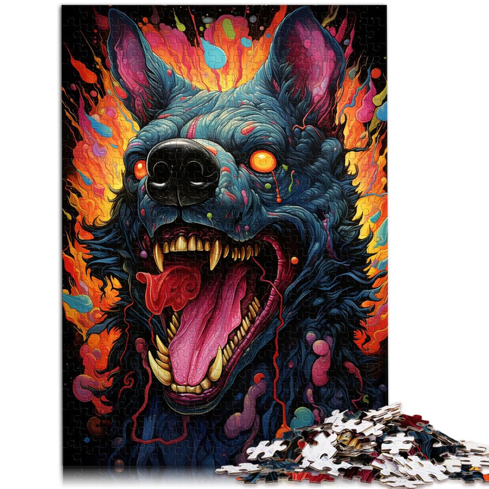 Jigsaws 1000 Pieces for Adults Future Doberman family fun games 50x70cm Stress Reliever Difficult Challenge for teenager Age 14 Up — image 1