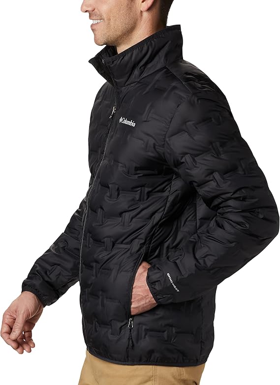 Columbia Men's Delta Ridge Down Jacket, Black, XX-Large