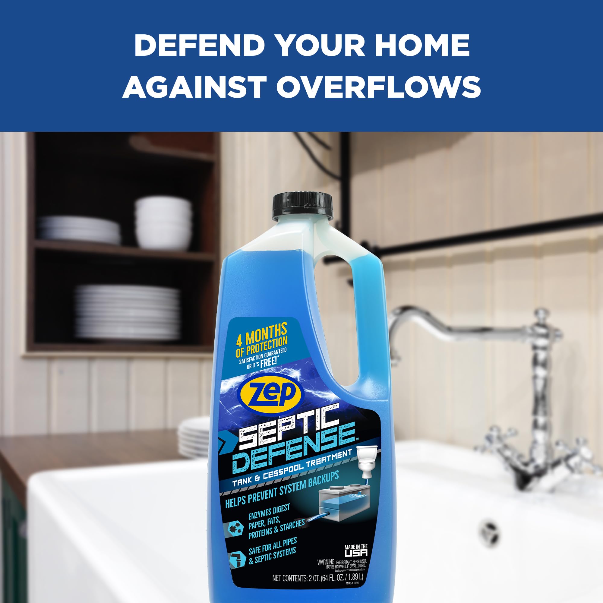 Amazon.com: Zep Septic System and Cesspool Treatment Liquid - 64