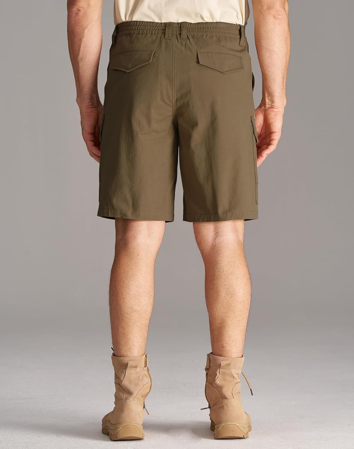 CHRONOLINE Men’s Work Shorts Regular Fit Cotton Workwear Utility Cargo Shorts with Pockets 2026 Spring Summer Casual Shorts