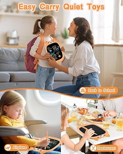 Miniatura 7 de Regalos de juguetes para niños pequeños, tableta de escritura LCD de 10 pulgadas, tablero de dibujo colorido, juegos para niños, Navidad,