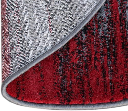 Miniatura 5 de Masada Rugs - Alfombra moderna contemporánea color grisnegro