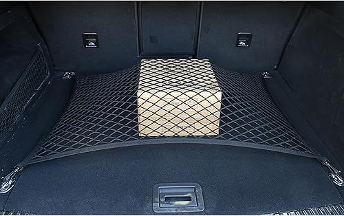 Miniatura 9 de Xotic Tech - 1 bolsa de red de almacenamiento para camión de carga elástica de una sola capa con gancho, accesorios interiores, ajuste universal