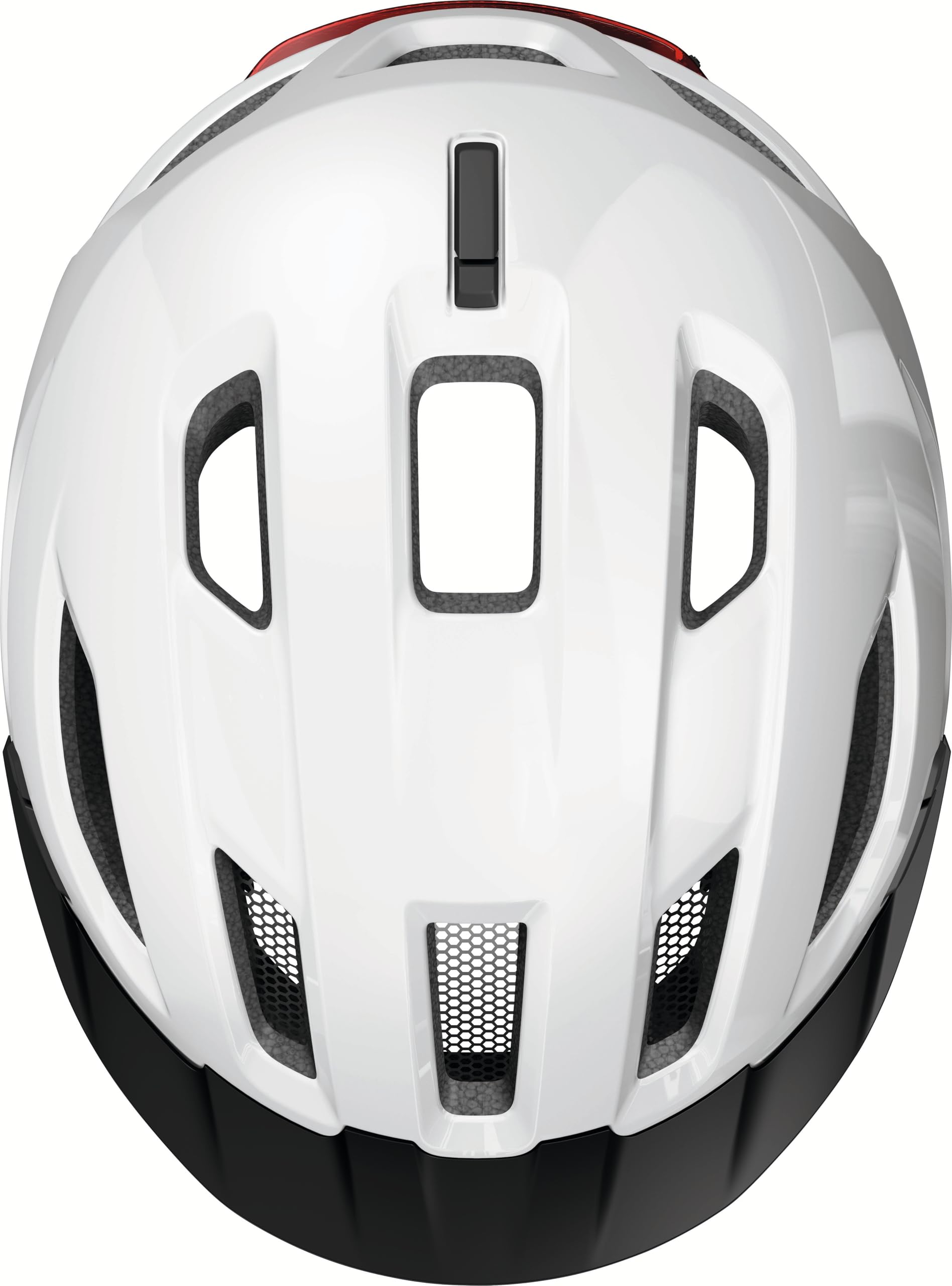 ABUS Urban-I 4.0 - Casco de Bicicleta con luz Trasera Recargable, 2 Modos de luz, Paraguas, Apertura de Trenza y Cierre magnético, para jóvenes, Mujeres y Hombres