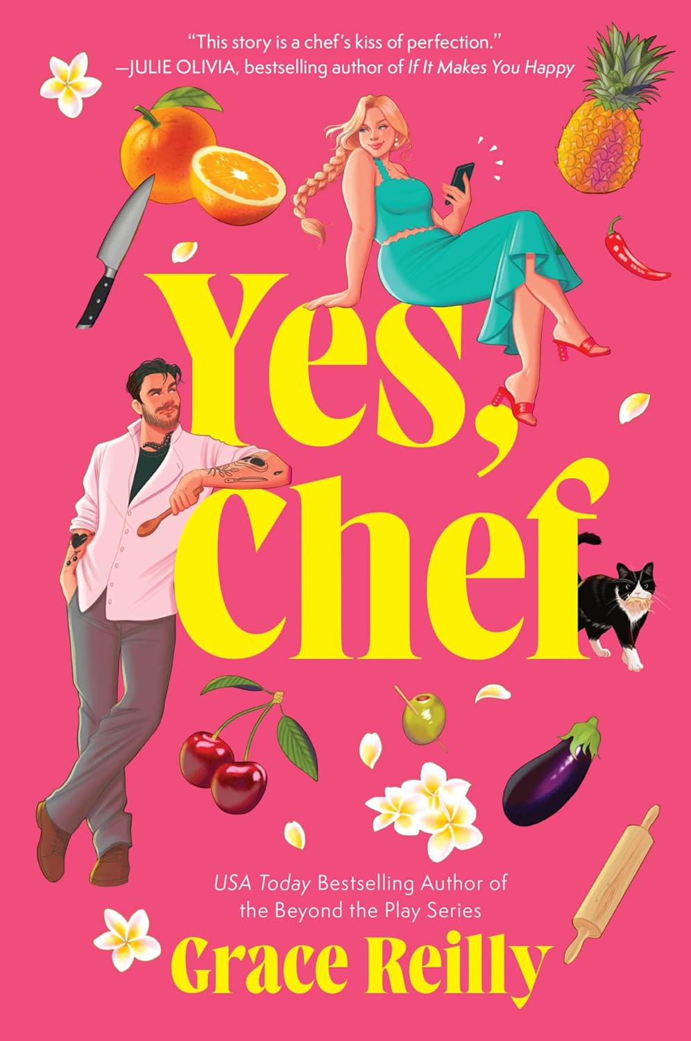 Yes, Chef: A Romance Novel – A Grumpy-Sunshine Kitchen Story Where Enemies Become Lovers Over Restaurant Revival      Paperback – July 21, 2026