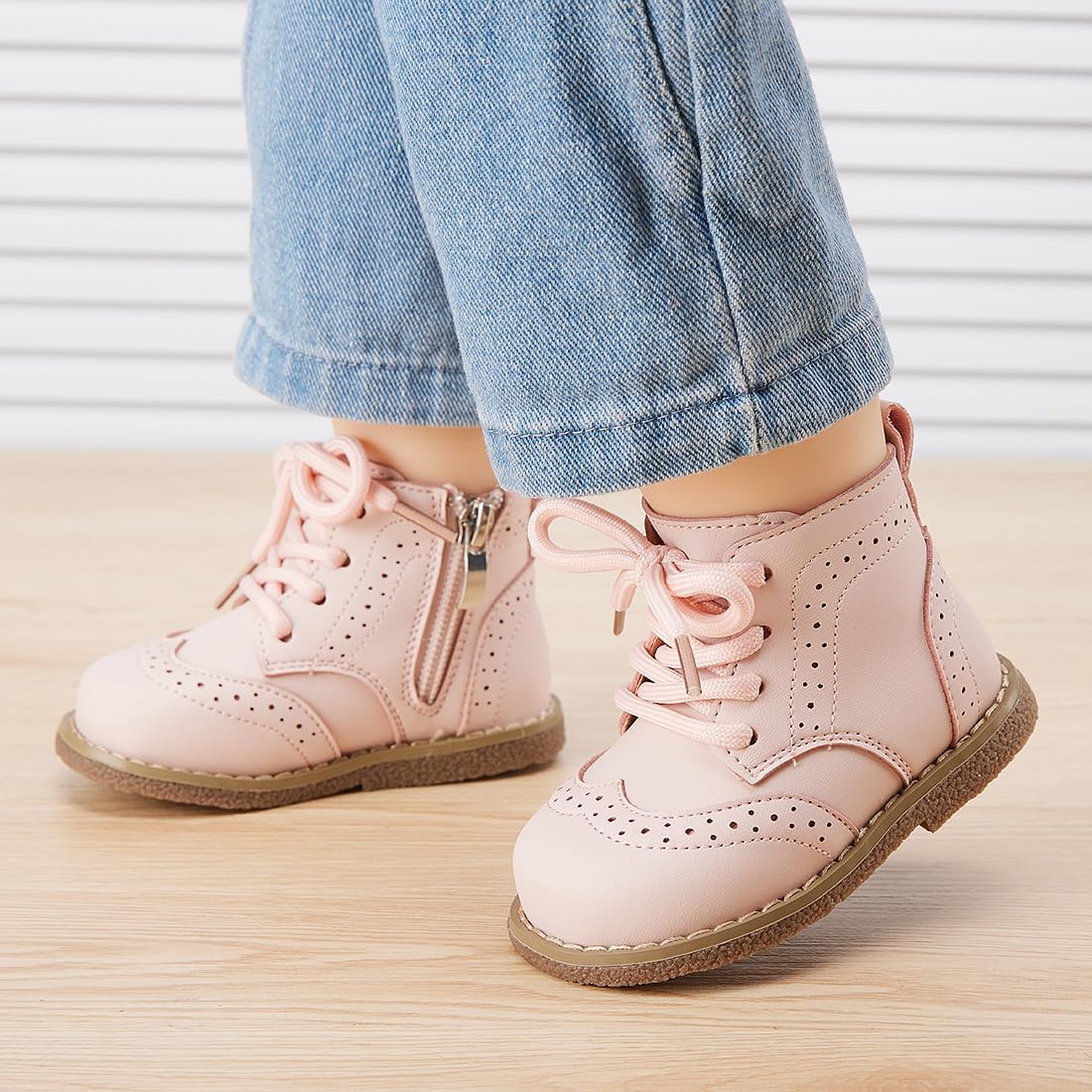 BMCiTYBM Baby Boys Girls Boots Infant Shoes First Walking Booties