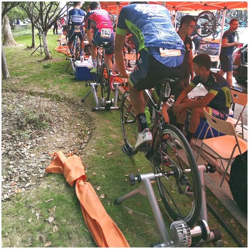 Bicycle Turbo Trainer， Indoor Exercise Bike Stationary Workout Trainer Stand Fit 26-29"/700C Mountain & Road Bicycle，Black