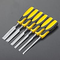 Vista 6 de Wood Chisel Sets,NOEAIKE 6-Pack Wood Chisels for Woodworking,Carpentry Tools CR-V Steel Beveled Edge Blade,Chisel Set for Woodcarving/Mortise with