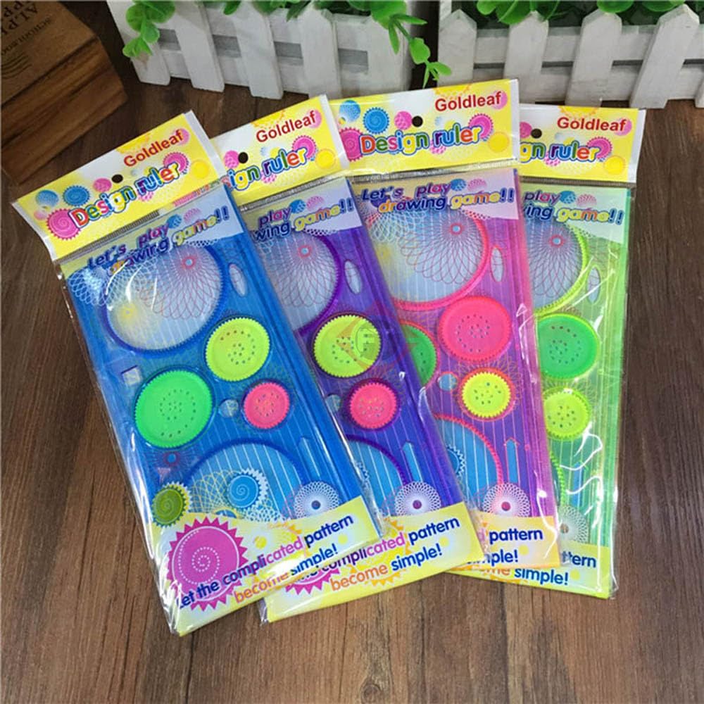 Firstly 2 pcs Mandala Spirograph Geometric Creation Ruler, Classic Art Tool Set Spiral Drawing Kit Early Art Development Toy for Children (B0CKTQLRRX) Amazon Price History, Amazon Price Tracker