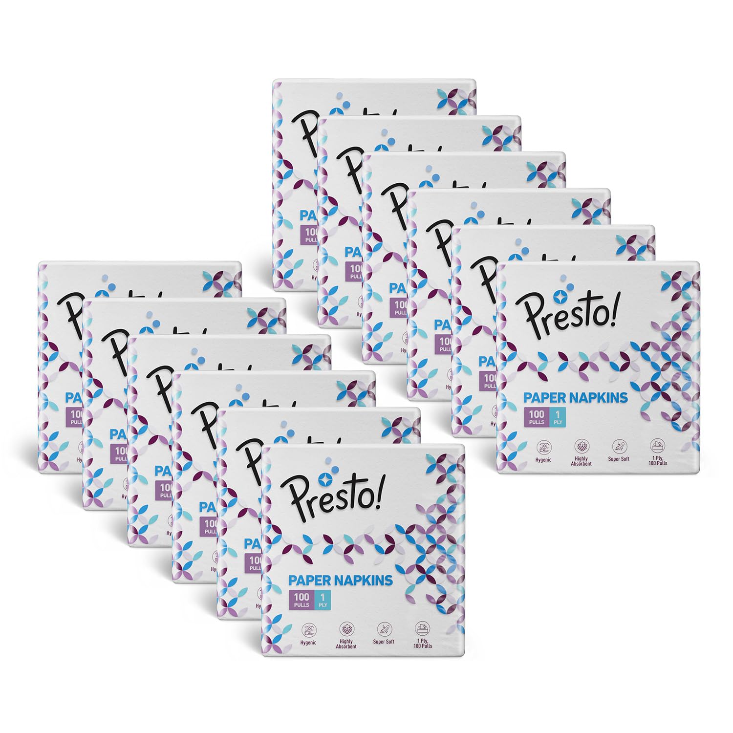 Amazon Brand Presto! 1 Ply Tissue Paper Napkin | 1200 Pulls | 100 Pulls X 12 Packs | 100% Natural Virgin Cellulose Fiber (B0CV75ZGBB) Amazon Price History, Amazon Price Tracker