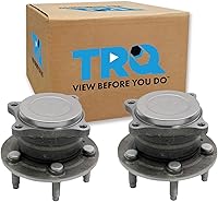 Vista 190 de TRQ Juego de Rodamiento de Rueda Trasera de 2 Piezas y Conjunto de Cubo con Sensor ABS Compatible con Hyundai Sonata 2015-2019 Tucson 2016-2021