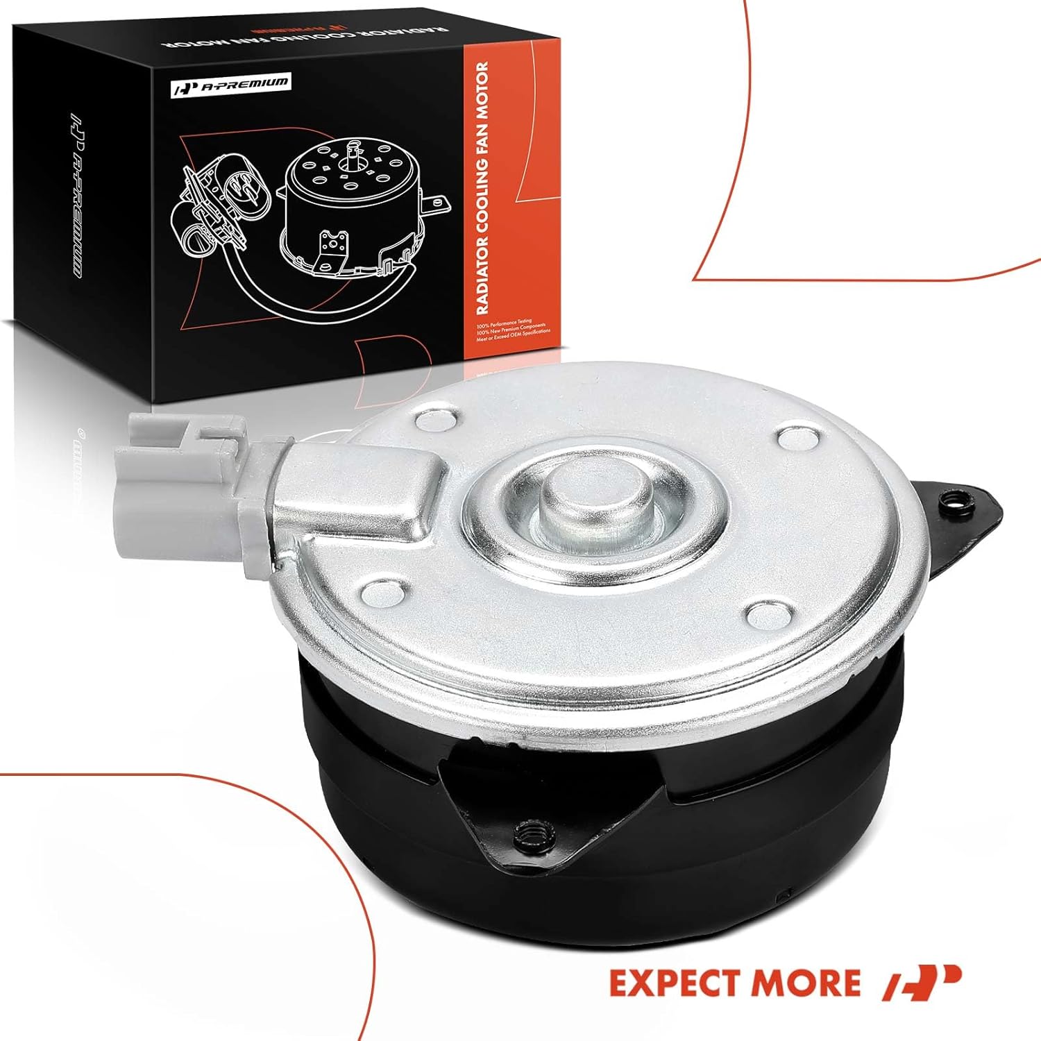 A-Premium Radiator Fan Motor Compatible with Toyota RAV4 2013-2018, 2.5L, Left Side