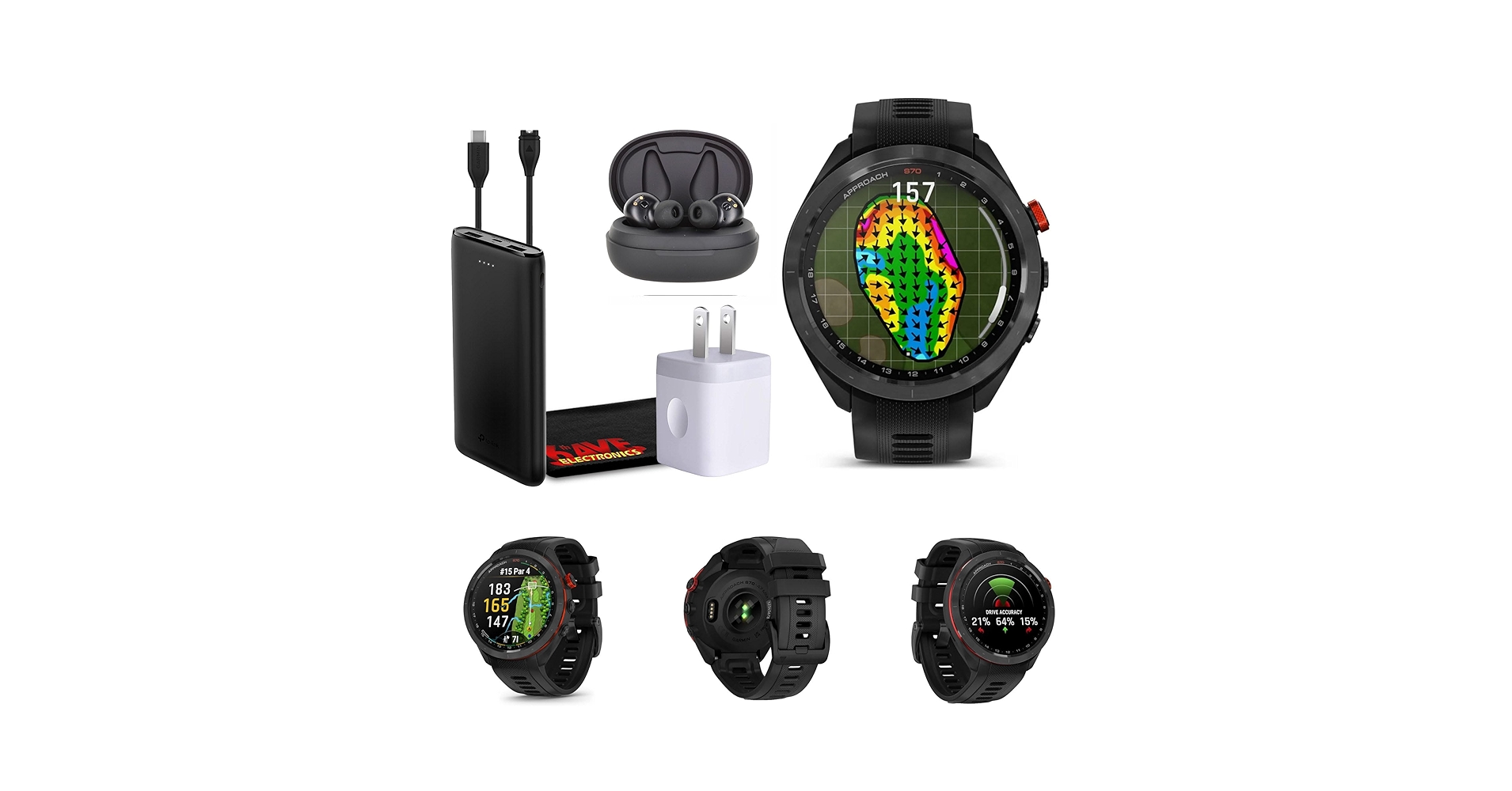 ⭐︎CT10×3付き‼︎⭐︎GARMIN Approach S70 47mm Amazon.com: Garmin Approach S70 Golf Smartwatch | AMOLED