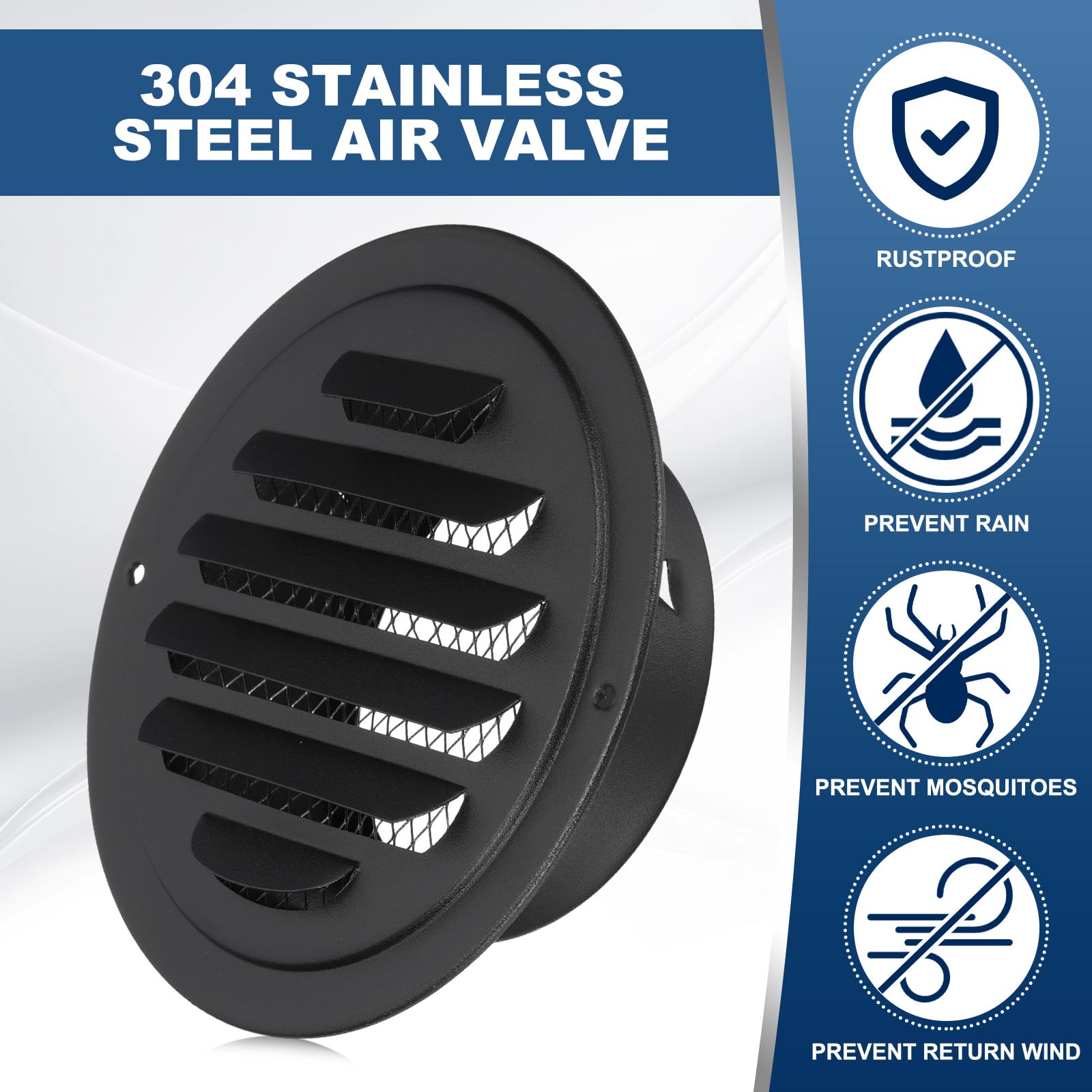 PATIKIL 4 Inch Round Air Vents - Image 3