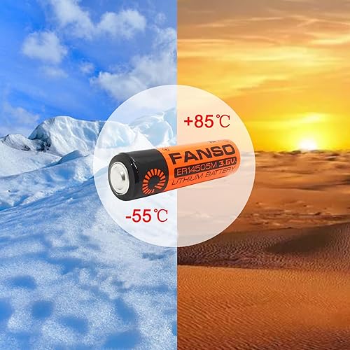 Miniatura 4 de Mushuo - Paquete de 8 baterías de litio ER14505M 3.6V 2200mAh 3.6V batería de litio AA de larga duración (no recargable)