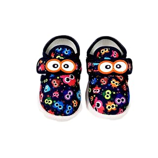 Coolz Kids Chu-Chu Sound Musical Shoes Star-5 for Baby Boys and Baby Girls 1-2.5 yrs (Navy Blue, 21 Months)