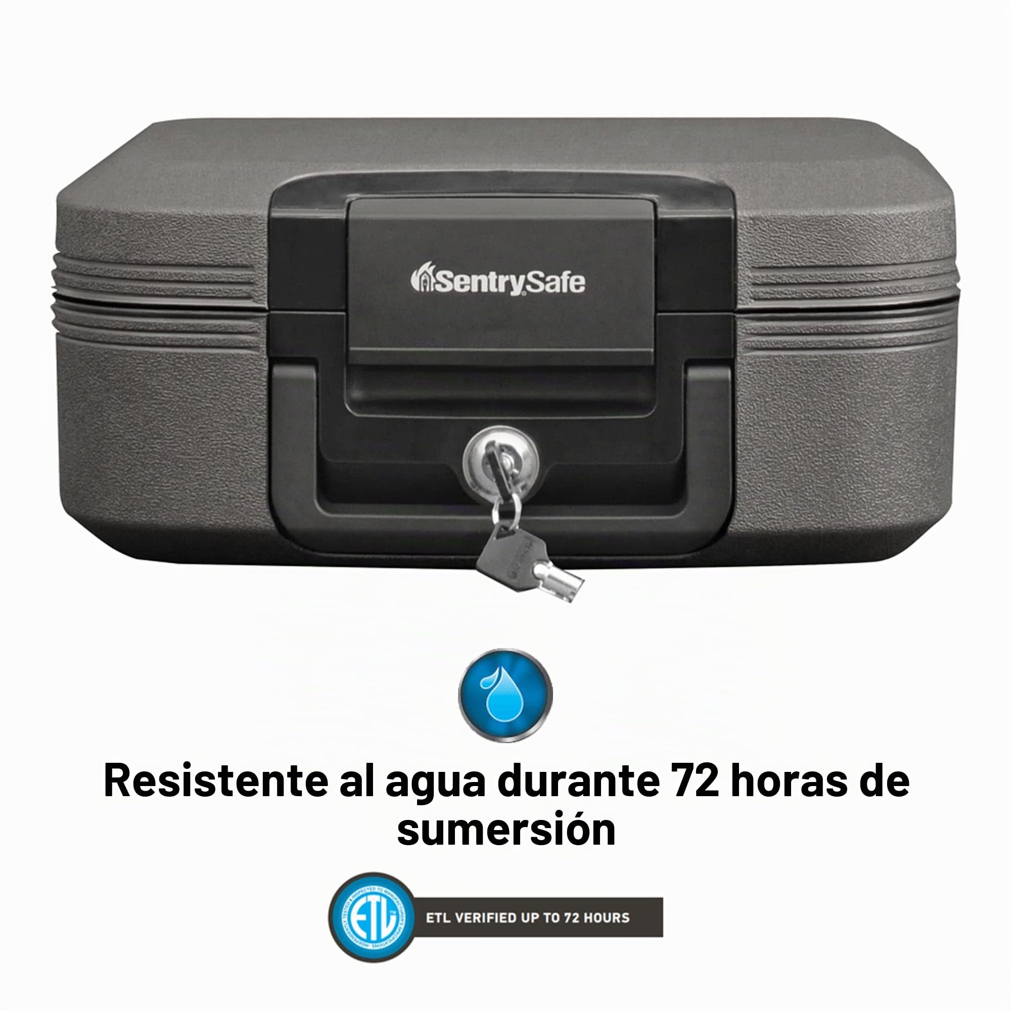 Sentry Safe SENCFW20201 Cofre de Documentos y Medios Impermeable a Prueba de Fuego, Negro, 32.5cm