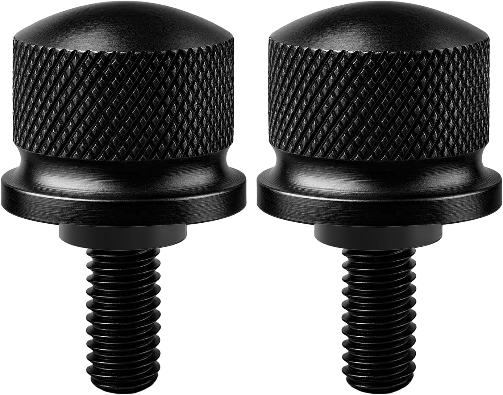 WHTCHSU Black Aluminum Alloy Seat Bolt Screw Suitable to for Harley Davidson(2 Pcs Bolts)