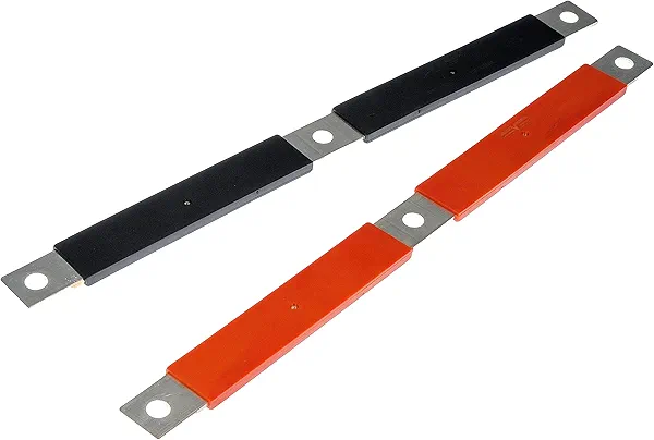 Dorman 242-5530 Positive Battery Bar and Negative Battery Bar Compatible with Select Volvo Models, 2 Pack