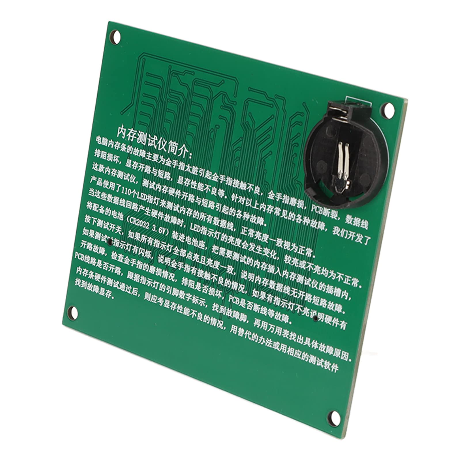 Naroote DDR3 Speicher Testkarte, 110 LED Anzeigen, für Arbeitsspeicher
