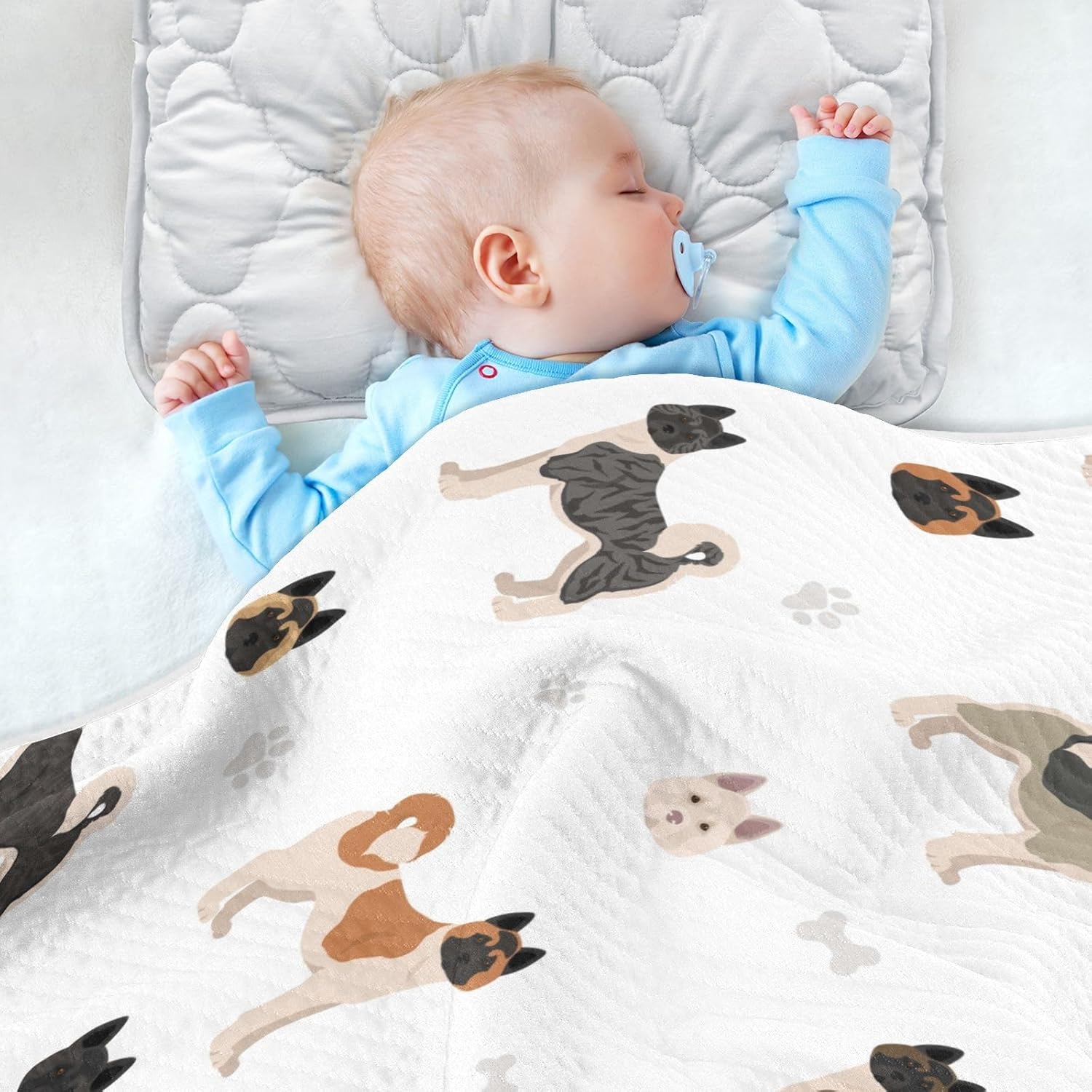 vvfelixl Baby Swaddle Blanket for Boys Girls Akita Baby Receiving Blanket for Newborn Nursery Blankets for Crib Stroller 30x40 in