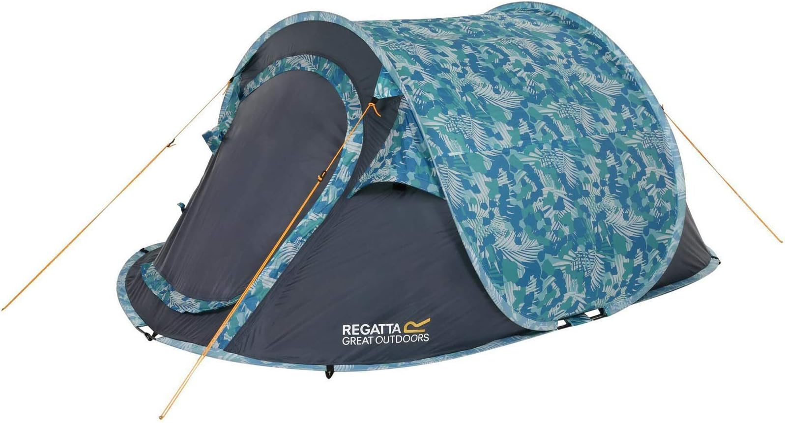 Regatta Malawi 2 (Print) Unisex Adult Tent, Green Tropcl, One Size
