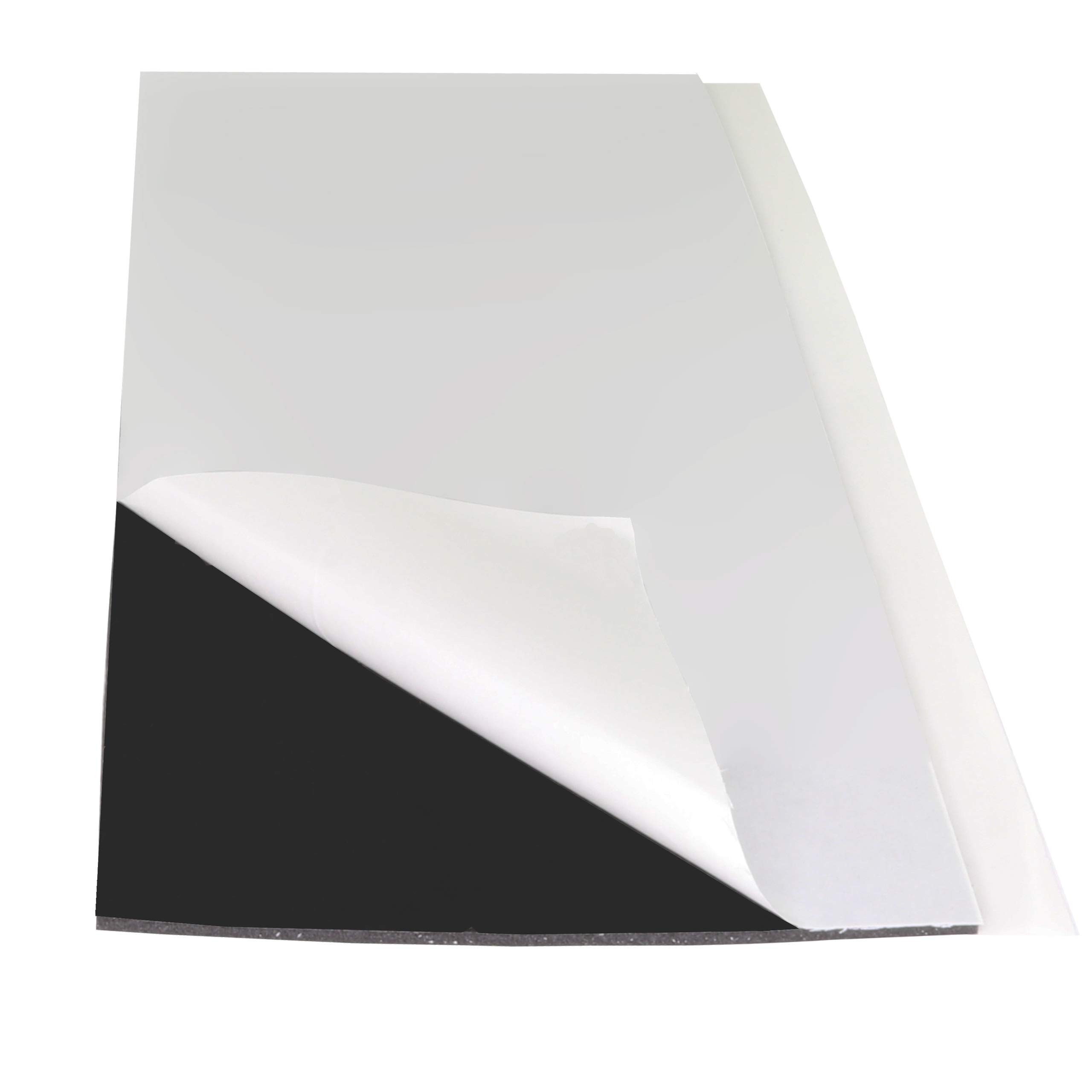 KLEBESHOP24 Schaumklebepad doppelseitig schwarz, 140 x 280 mm, 10 Stück