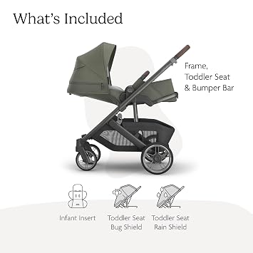 UPPAbaby Cruz V3 Full-Size, from Birth, Car Seat Compatible - Evelyn