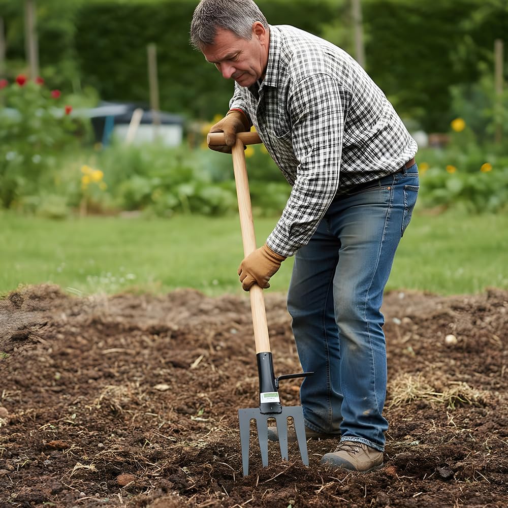 ValOak Vanga Dentata – Attrezzo Agricolo per Dissodare il Terreno con Lama 22 cm | Manico Escluso | Made in Italy