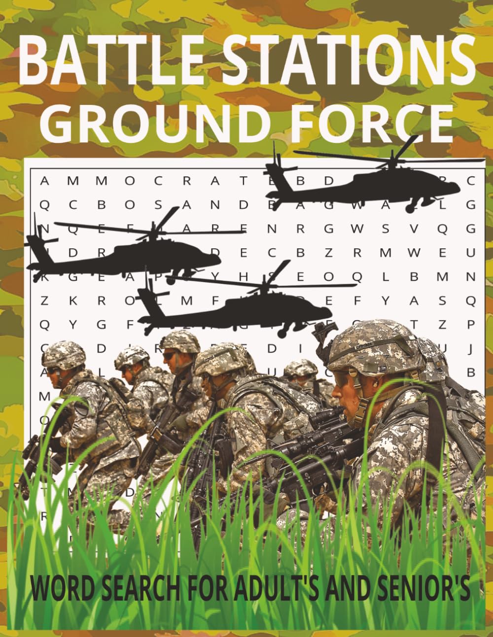 BATTLE STATIONS GROUND FORCE EDITION WORD SEARCH (WWII WORDSEARCH FOR ADULT'S)