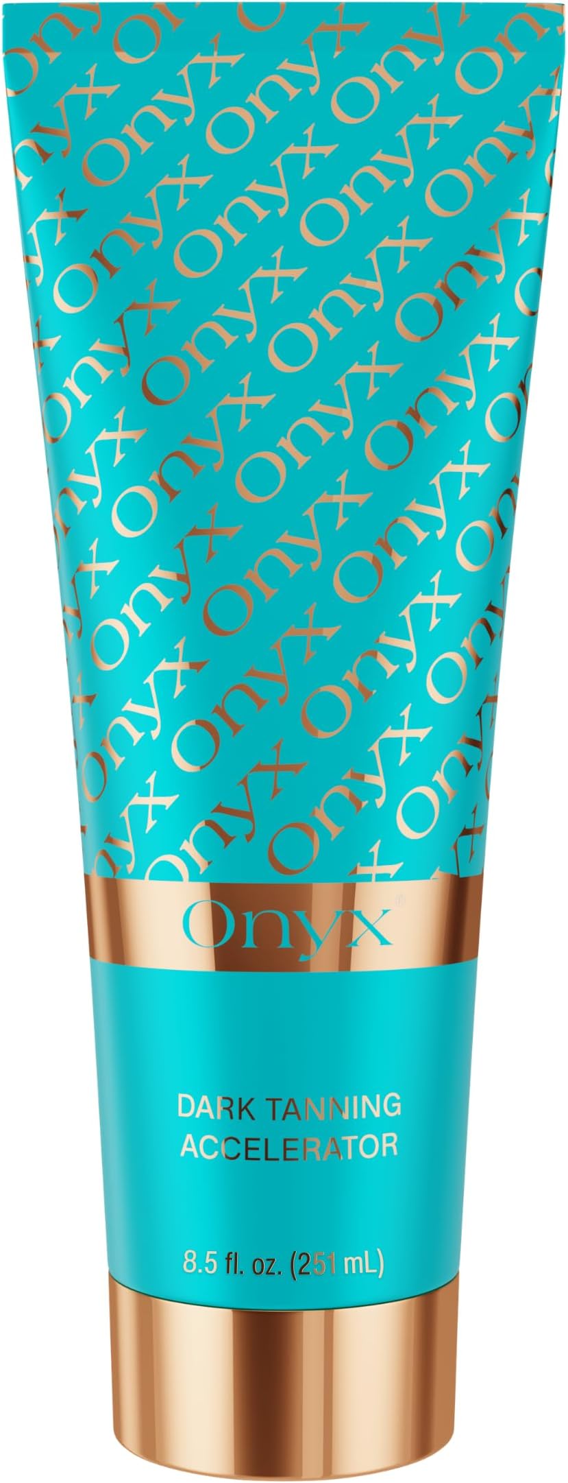Onyx Dark Tanning Accelerator - Sun & UV Cabin Tanning Accelerator | Intense, Fast & Darker Tan | Nourishing Formula Without SPF 250ml